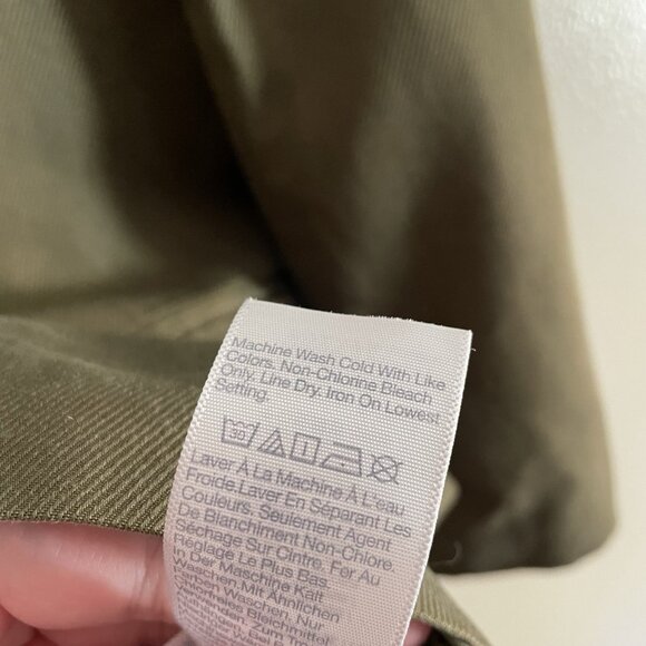 Madewell Womn XS Kale Green Oversized Drapeweave Caldwell Double-Breasted Blazer - Picture 12 of 14